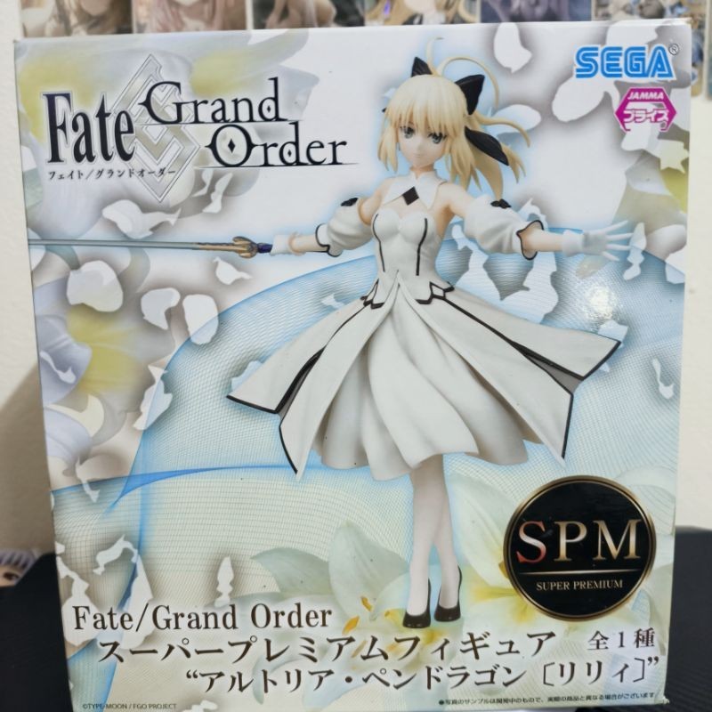 [ของแท้] Sega Fate/Grand Order Saber Altria Pendragon Lily SPM Super Premium figure saber altria pen