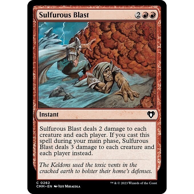 [Commander Masters] - [CMM] - [Sulfurous Blast] - (C) - [2023]
