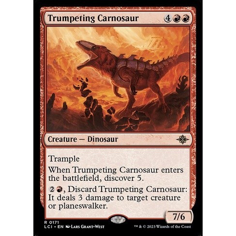 [The Lost Caverns Of Ixalan] - [LCI] - (R) - [Trumpeting Carnosaur] - [2023]