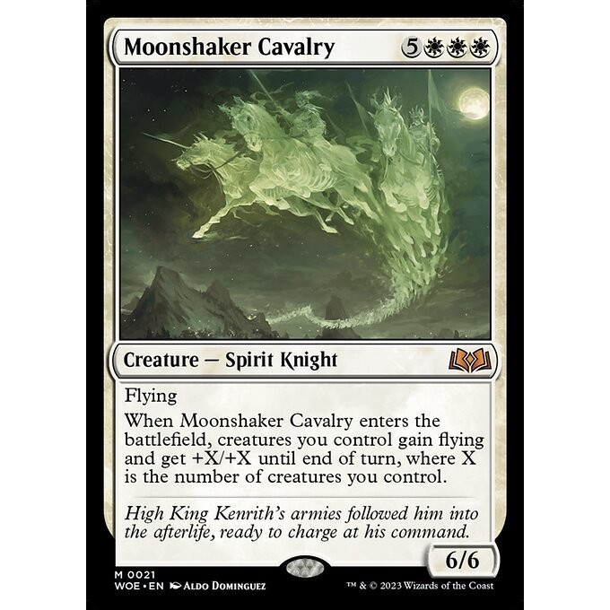 [Wilds of Eldraine] - (M) - [WOE] - [Moonshaker Cavalry]  - [2023]