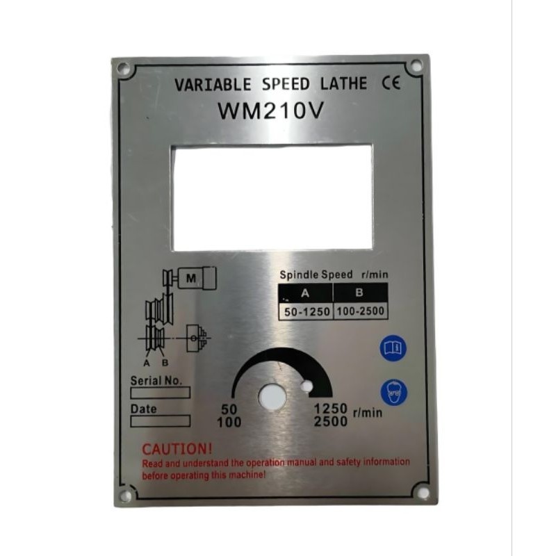 แผงควบคุม เครื่องกลึงเล็ก  รุ่น RC210V, WM210V