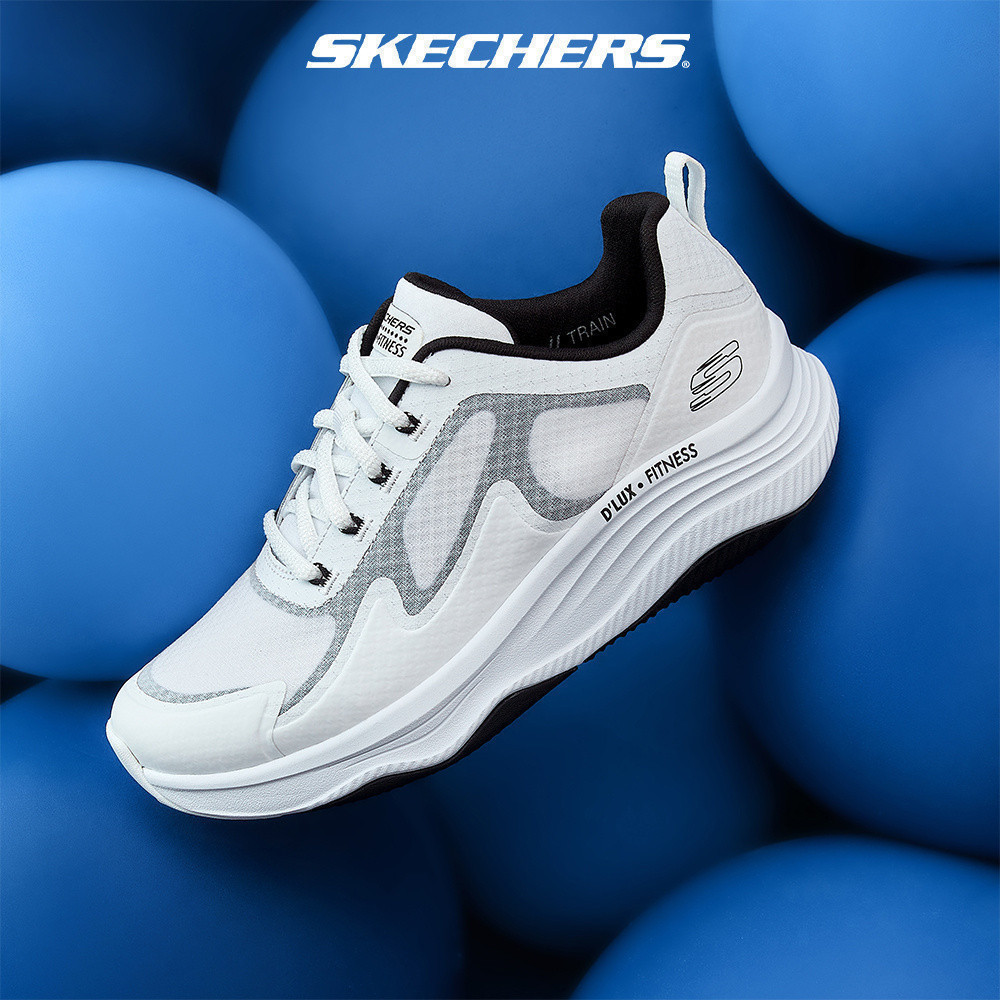 Skechers สเก็ตเชอร์ส รองเท้า ผู้หญิง Sport D'Lux Fitness Shoes - 149899-WBK