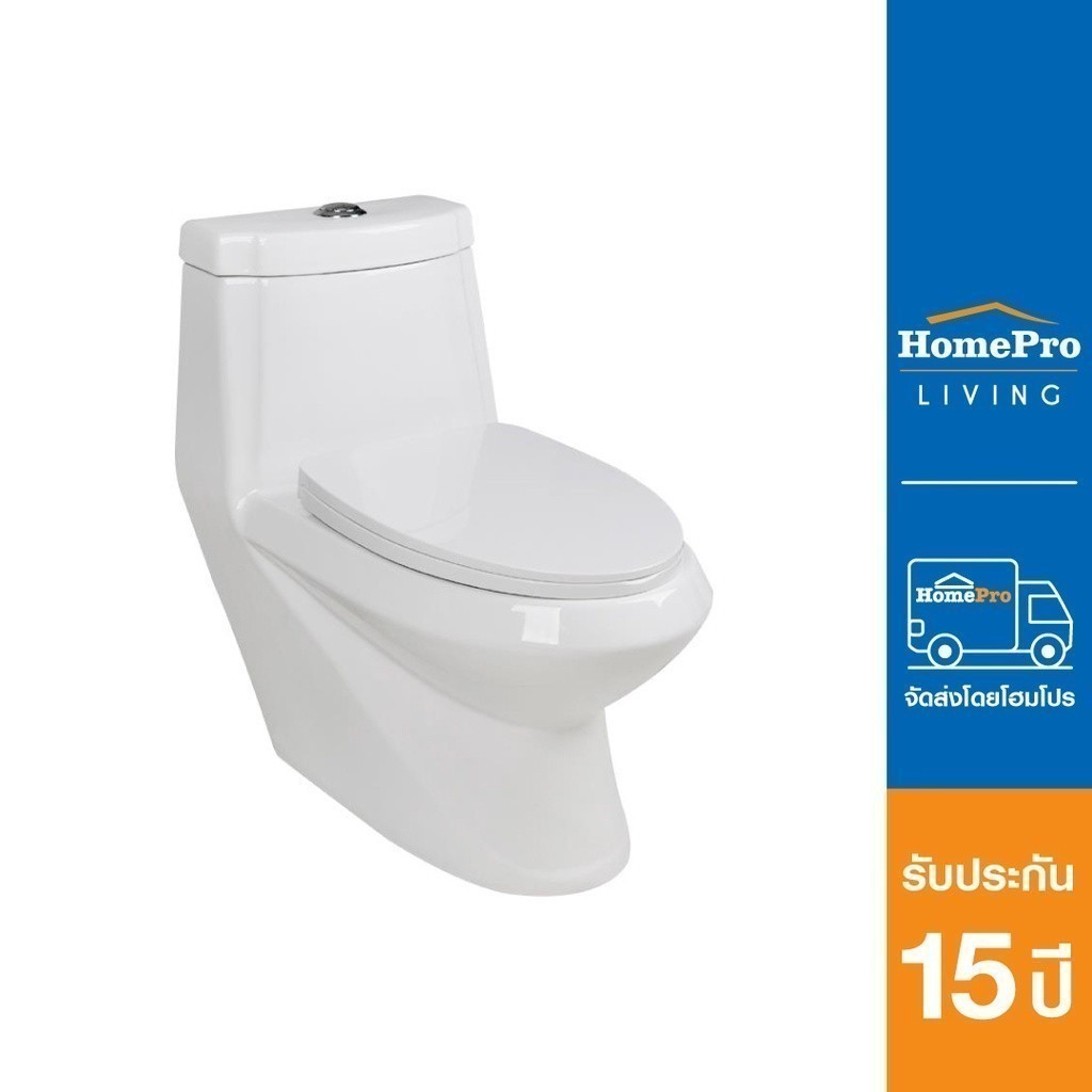 HomePro สุขภัณฑ์ 1 ชิ้น MOYA SN-T008 3/6L สีขาว (HTD) แบรนด์ MOYA