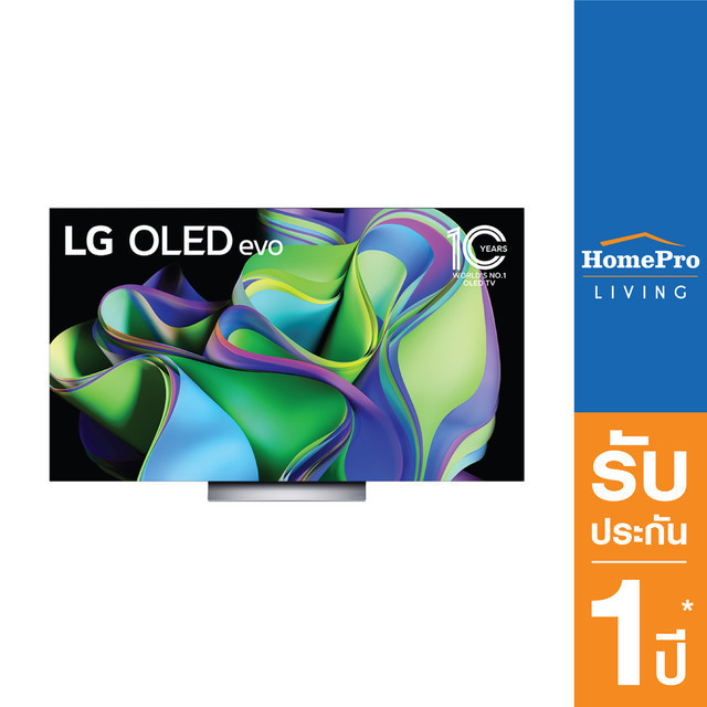 LG โอแอลอีดี ทีวี 55 นิ้ว (4K, Smart TV) OLED55C3PSA.ATM