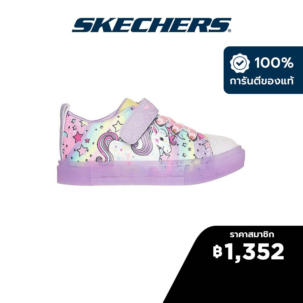 Skechers สเก็ตเชอร์ส รองเท้าเด็กผู้หญิง Girls Twinkle Toes Twinkle Sparks Ice Unicorn Burst Shoes - 314783N-LVMT
