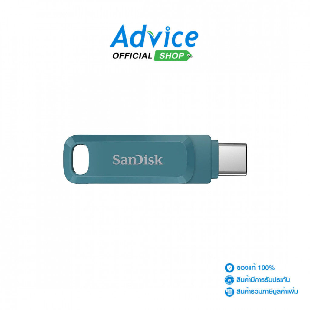 SANDISK 128GB Flash Drive Ultra Dual Drive Go Type-C Navagio Bay Blue - A0159031