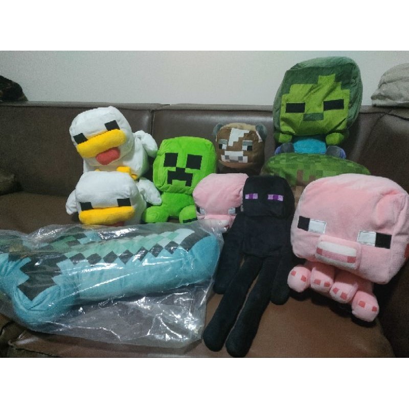 ตุ๊กตา Minecraft ตัวใหญ่ ขนาด 25-50cm. งาน ญี่ปุ่นแท้ใหม่ๆ สวยๆ มีป้ายห้อย บางตัวป้ายขาด **ใช้โค้ดส่วนลดได้**