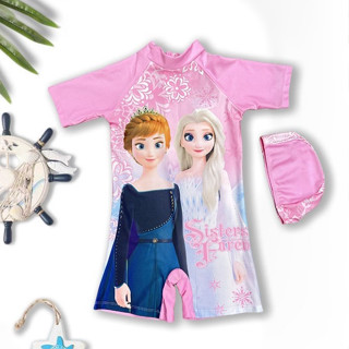 ส่งไว!  ⭐⭐⭐ ชุดว่ายน้ำเด็ก ชุดว่ายน้ำบอดี้สูทเด็ก 🔥 งานเกรดพ…