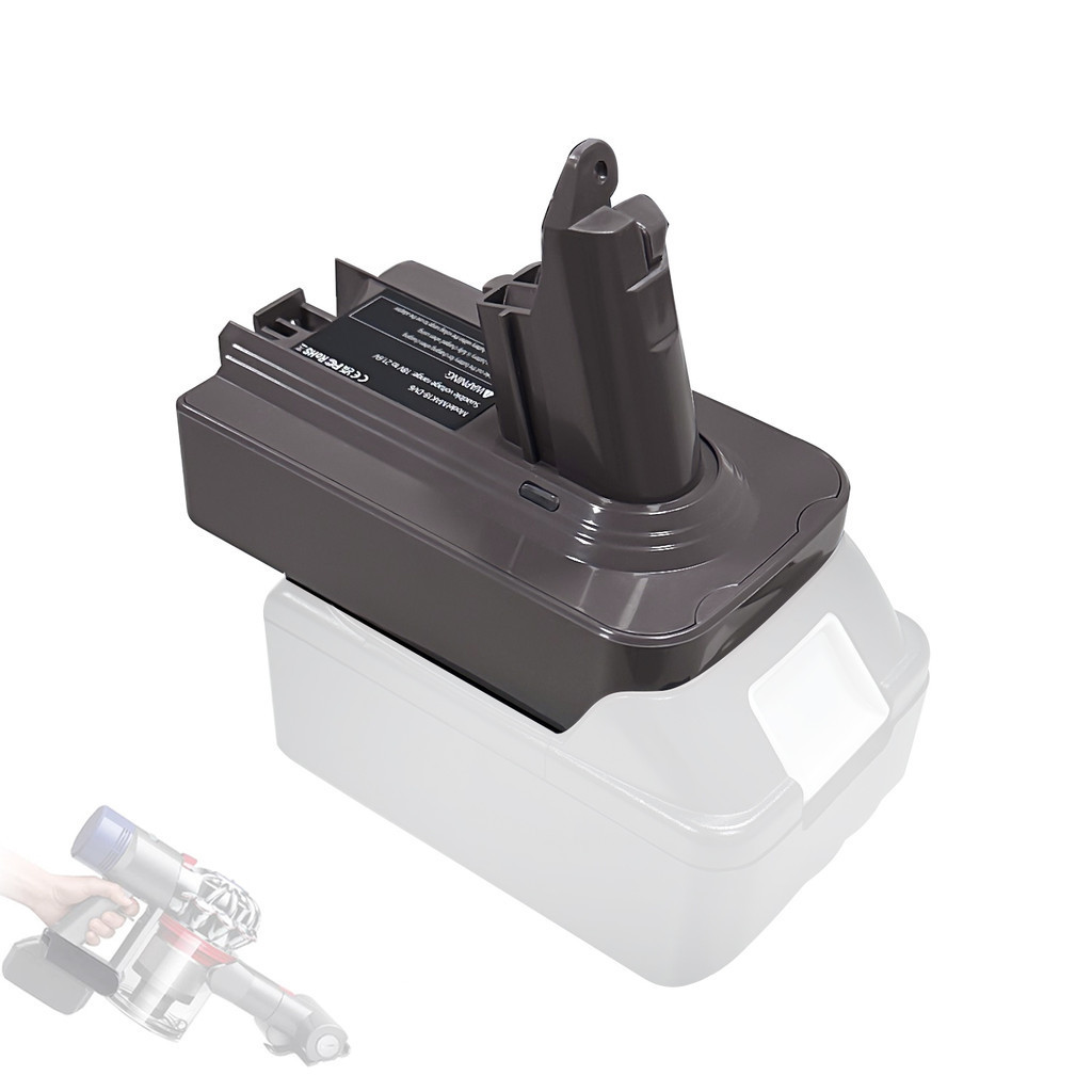 Adapter for Dyson V6, Using Makita 18V Batteries to Convert to Batteries for Dyson V6 Vacuum Cleaners