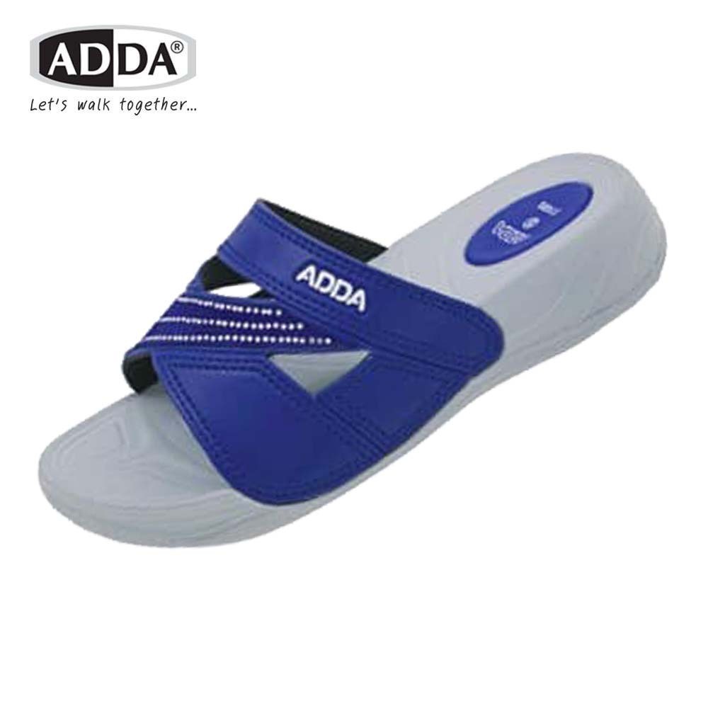 🔥ADDA 31K88 รองเท้าแตะ รองเท้าลำลอง แบบสวม รุ่น ไซส์ 4-7 สี ดำ น้ำเงิน น้ำตาล แดง Maksim - รูปที่ 2