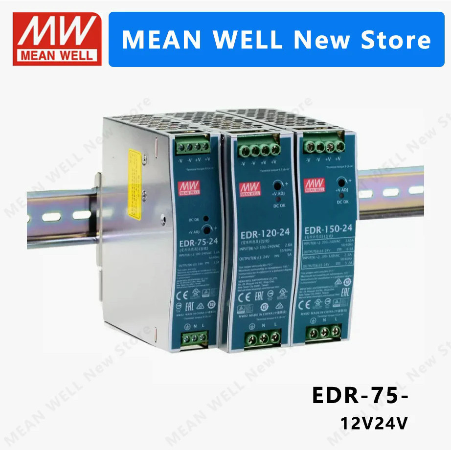 ✪ หมายถึงการ EDR-75-12 EDR-75-24 EDR-75-48 MEANWELL EDR 75 75W