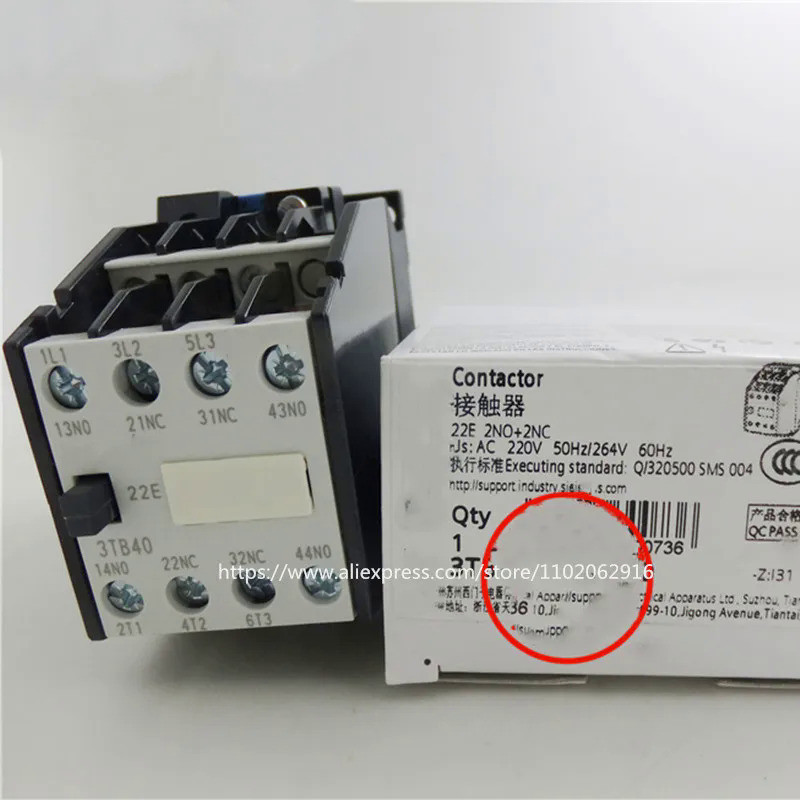 1ชิ้นใหม่3TB40 22-0XM0 3TB4022-0XM0คอนแทค AC220V ในกล่อง