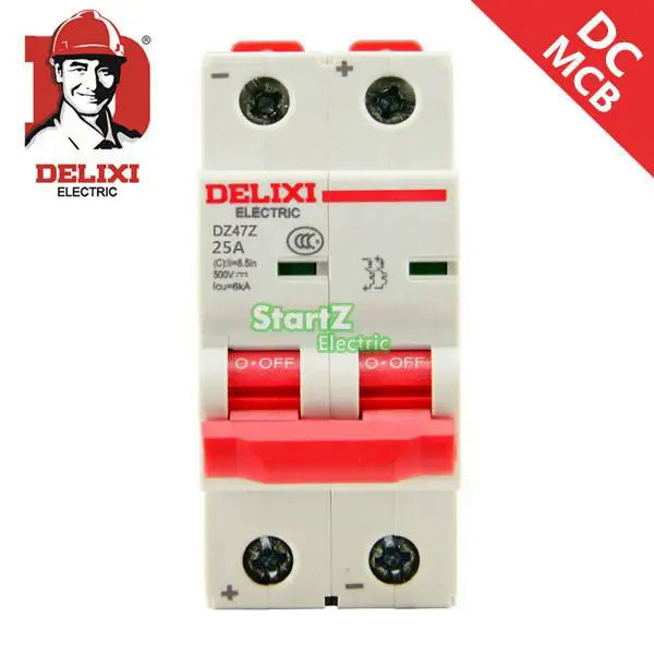 2P DC250V Dc S60 DZ47Z Delixi Mcb