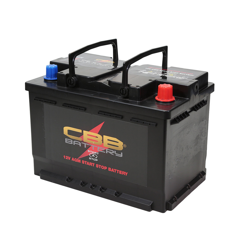 CBBรถยนต์AGMเริ่มต้นและหยุดแบตเตอรี่ 12V60AH 70AH 80AH 92AH 105AH แบตเตอรี่สตาร์ทรถ