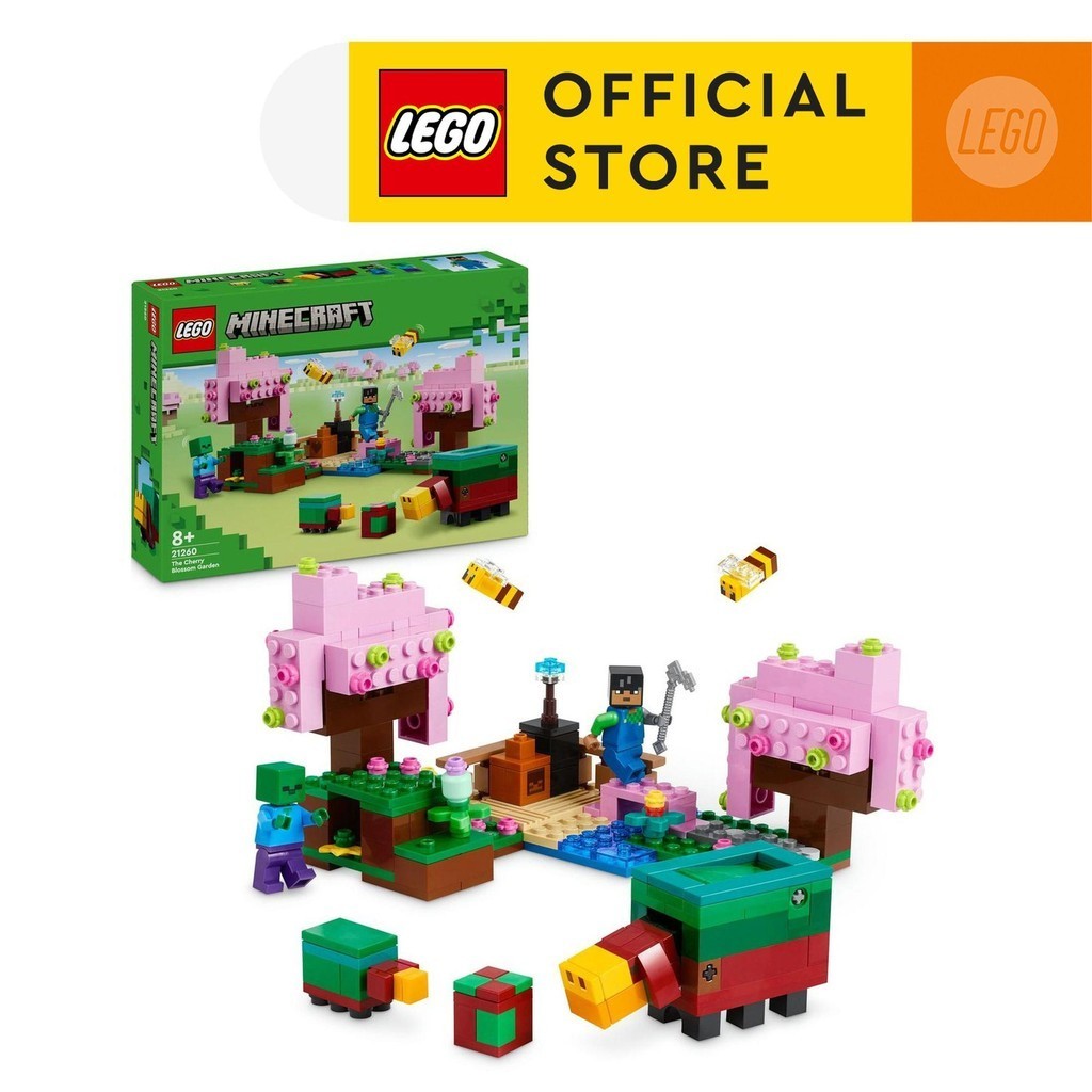 LEGO Minecraft 21260 The Cherry Blossom Garden (304 Pieces)