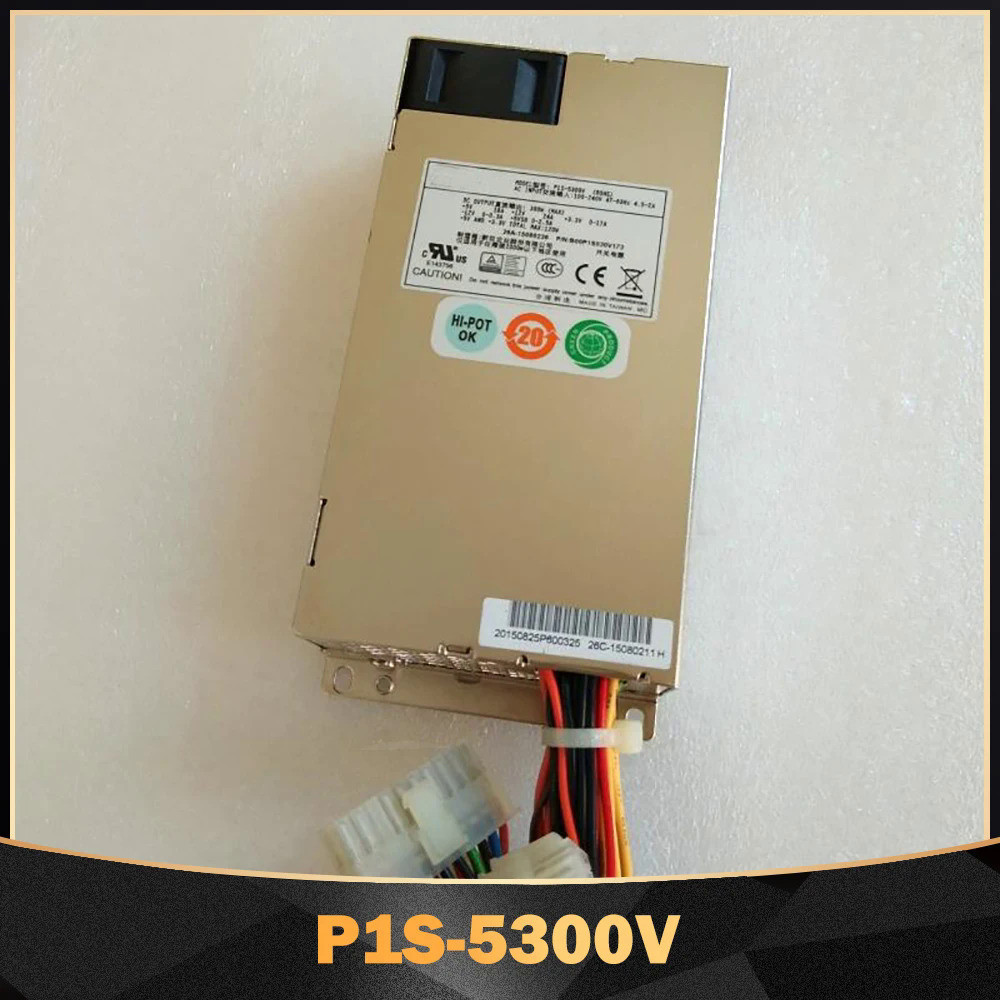 สำหรับ Zippy 300W เซิร์ฟเวอร์พาวเวอร์ซัพพลาย P1S-5300V
