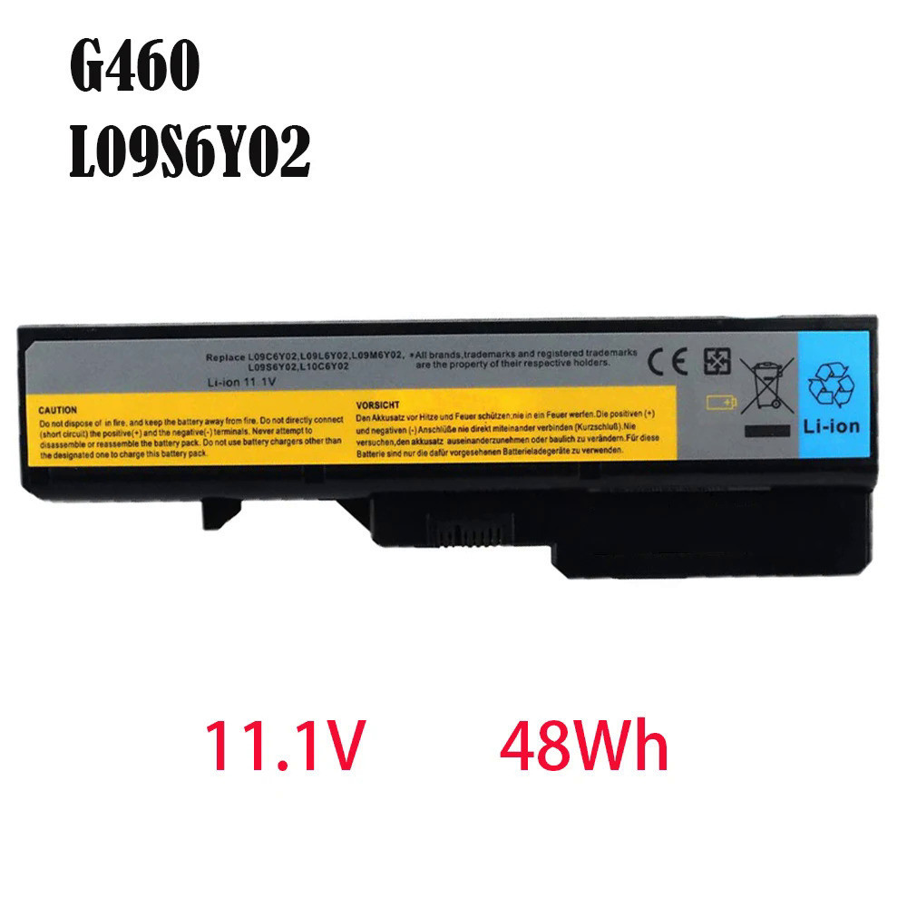 แบตเตอรี่ G460เข้ากันได้กับ Lenovo IdeaPad G560 Z370 B570 L10C6Y02 G475 G565 L09M6Y02 L09L6Y02แล็ปท็