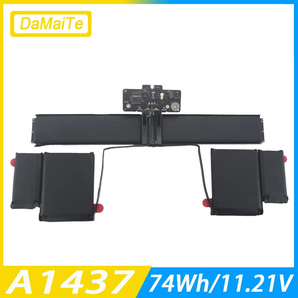 Damaite แบตเตอรี่ A1437สำหรับ Apple MacBook Pro 13 "Retina A1425ปลายปี2012ต้นปี2013 11.21V 6600MAh/7