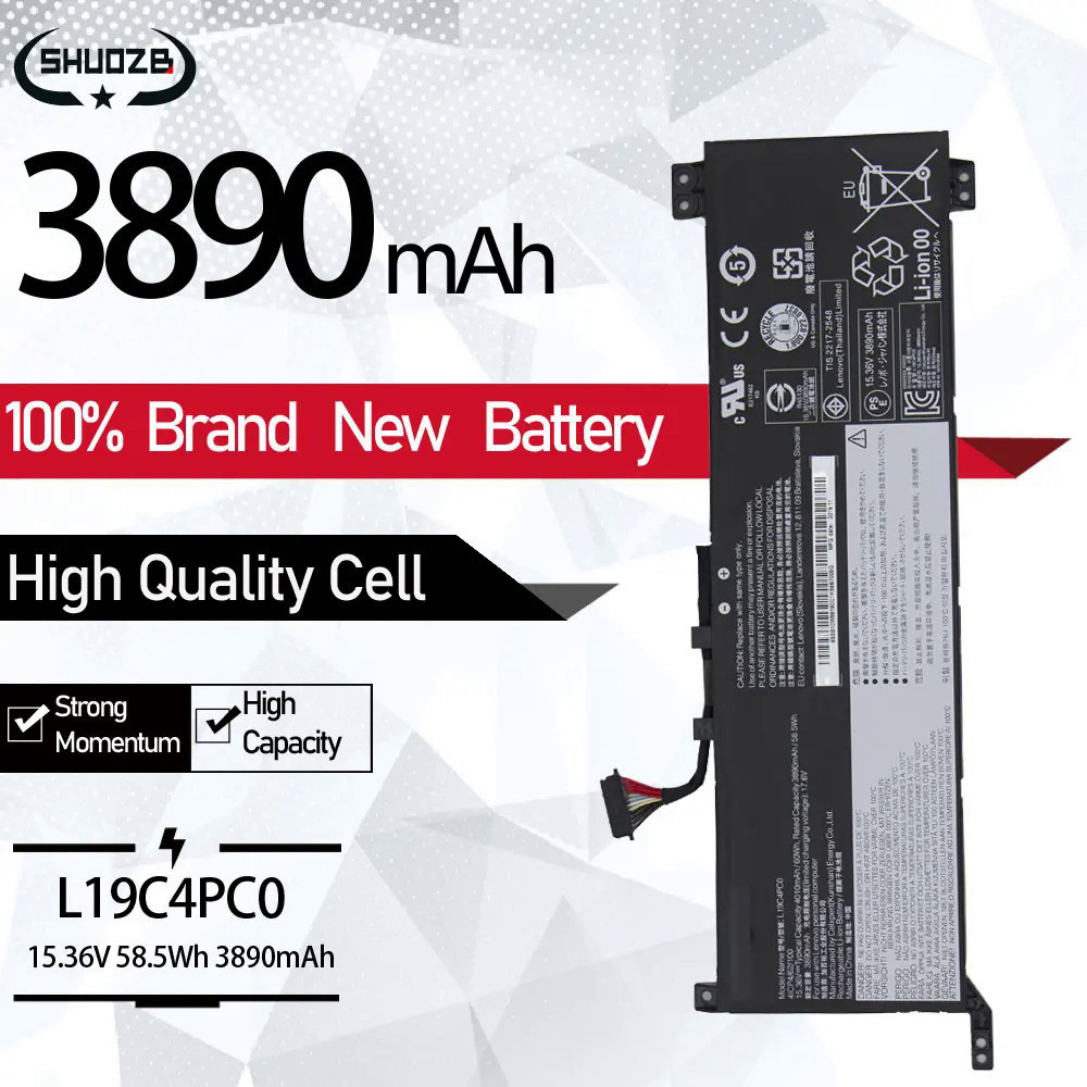 L19M4PC0 Laptop Battery For Lenovo Legion L19C4PC0 L19L4PC0 L19SPC0 5 15I 5 15IMH05H Y7000 R7000 202