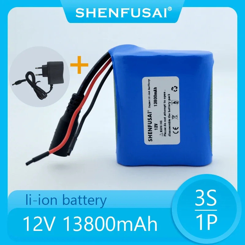 100% ให่12V.13800 MAh 3s1p V6 18650 18650เป็นต้นไป