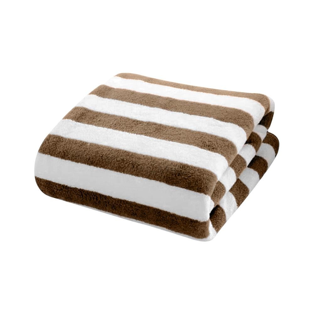 HomePro ผ้าขนหนู 27X55 นิ้ว สี BROWN-WHITE แบรนด์ HANSEN