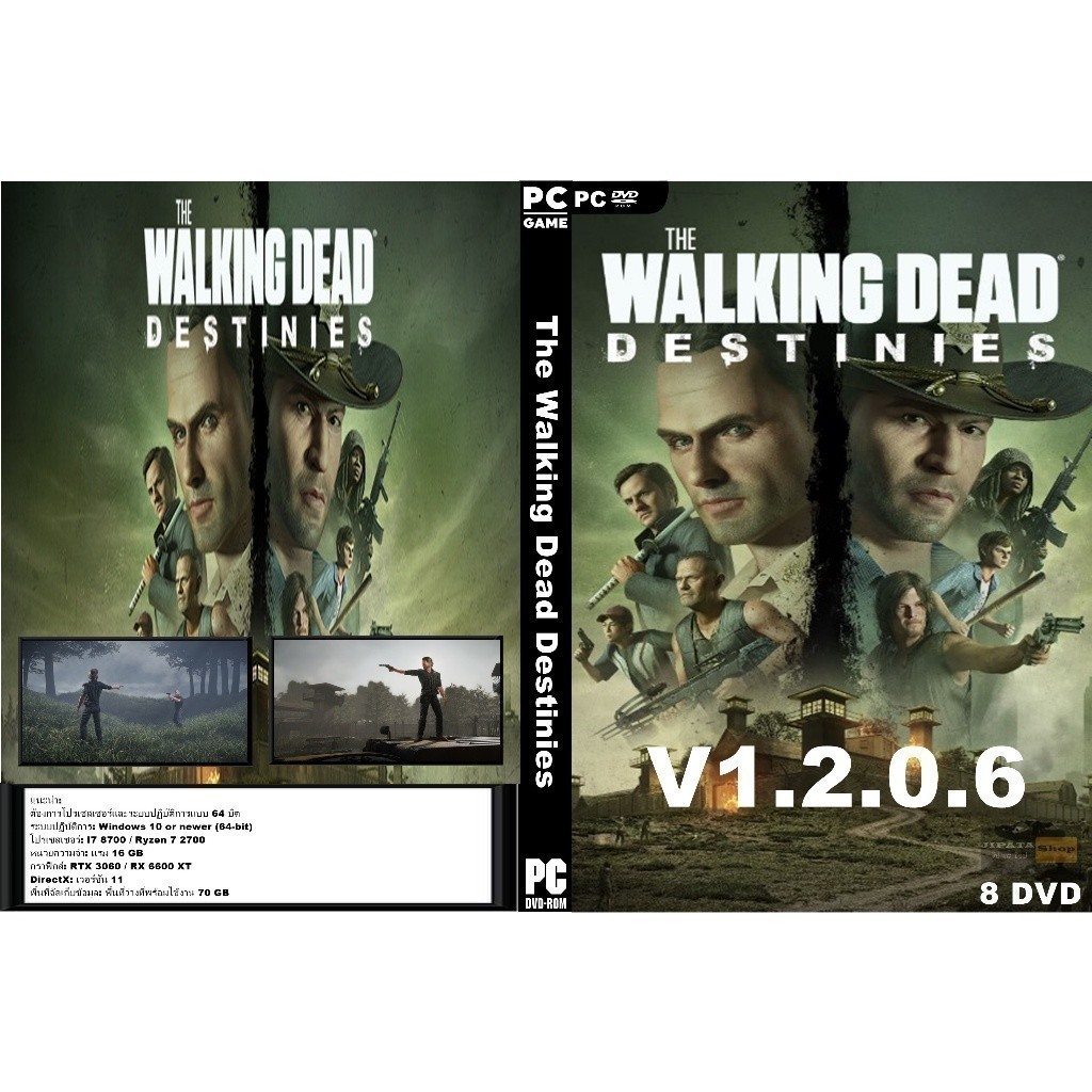 แผ่น Game PC The Walking Dead Destinies (8DVD)