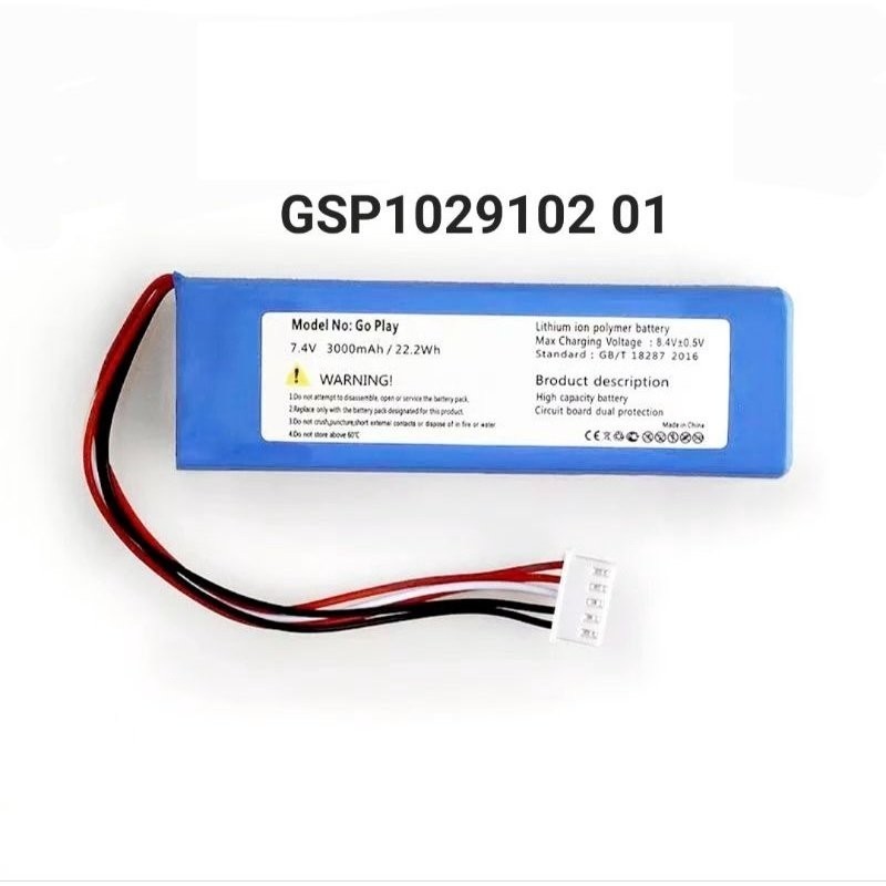 💛[gsp1029102 01] JBL Go play battery Bluetooth speaker 7.4v3000mah replacement installation tool