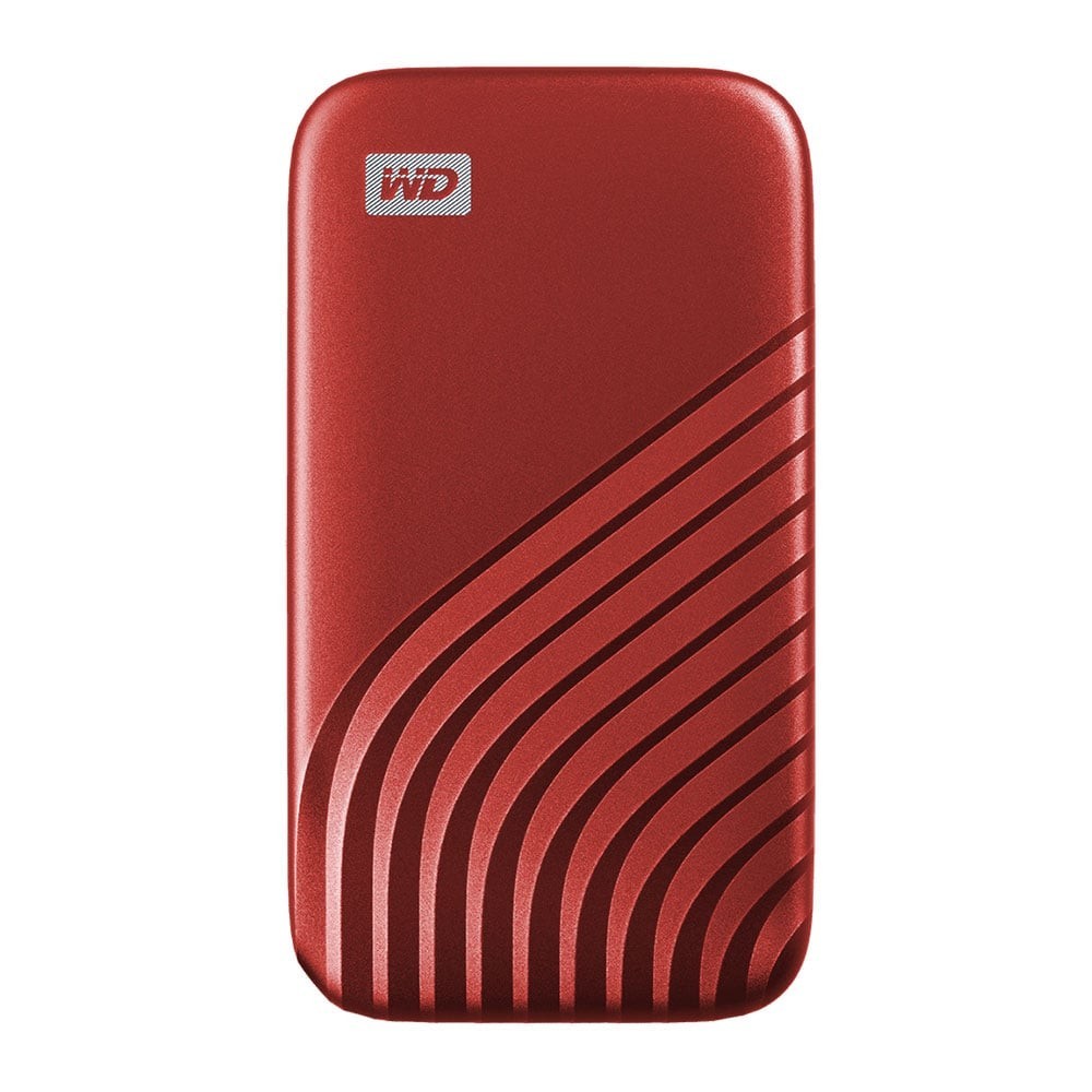 2 TB PORTABLE SSD (เอสเอสดีพกพา) WD MY PASSPORT SSD (RED) (WDBAGF0020BRD) }