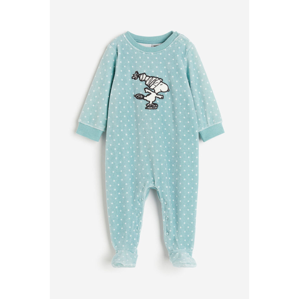 H&M Boy Velour all-in-one pyjamas 1120617_2