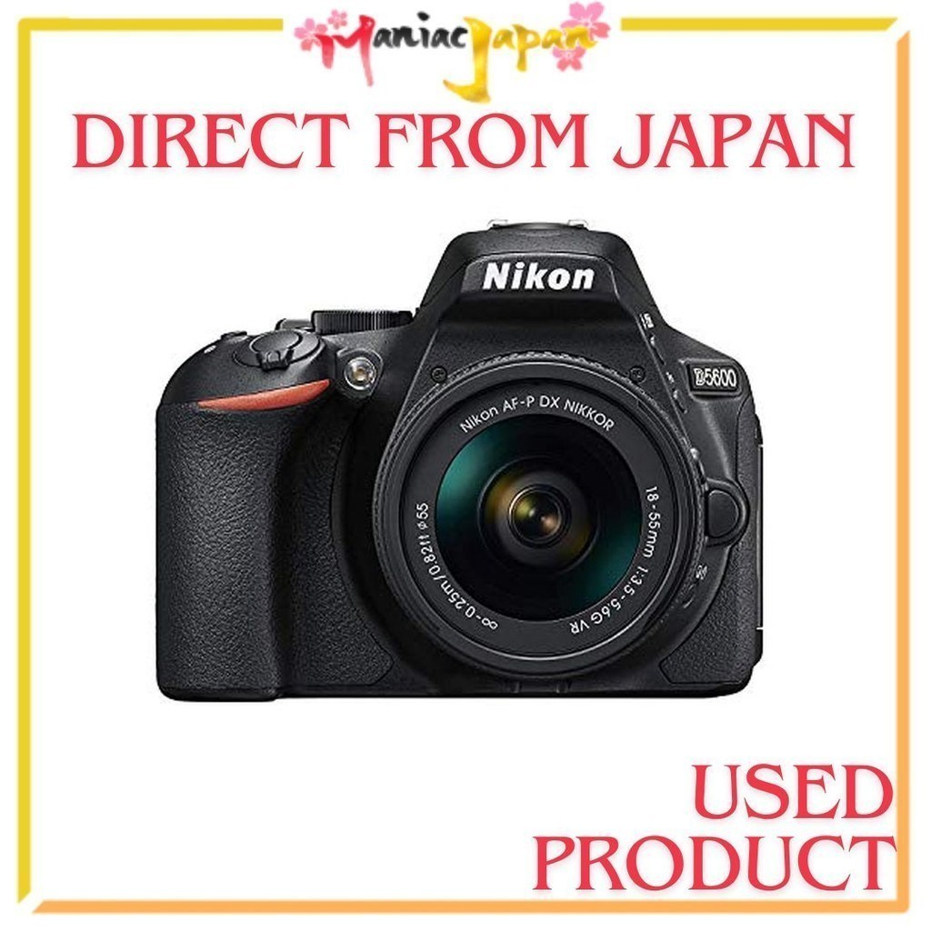 [ กล้องมือสองจากญี่ปุ่น ] [ กล้อง DSLR ] Nikon D5600 AF-P 18-55 VR Lens Kit สีดำ D5600LKBK