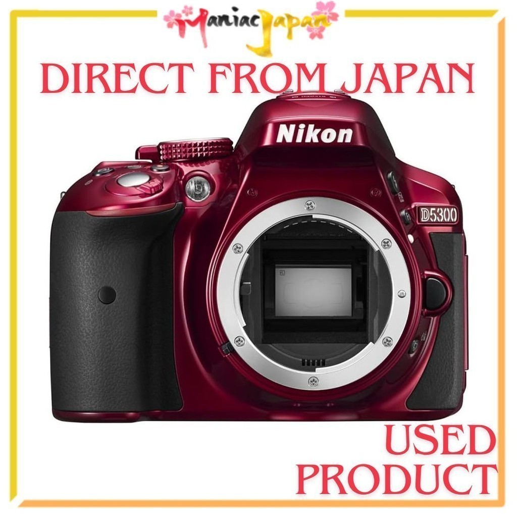 [ กล้องมือสองจากญี่ปุ่น ] [ กล้อง DSLR ] กล้องดิจิตอล SLR Nikon D5300 สีแดง 24 ล้านพิกเซล จอ LCD 3.2