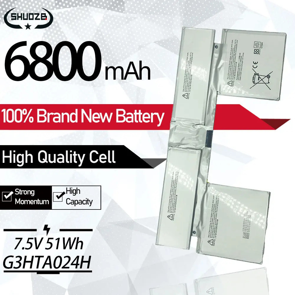 New G3HTA024H G3HTA023H G3HTA021H Laptop Battery For Microsoft Surface Book 1 13.5" Keyboard Base Ba