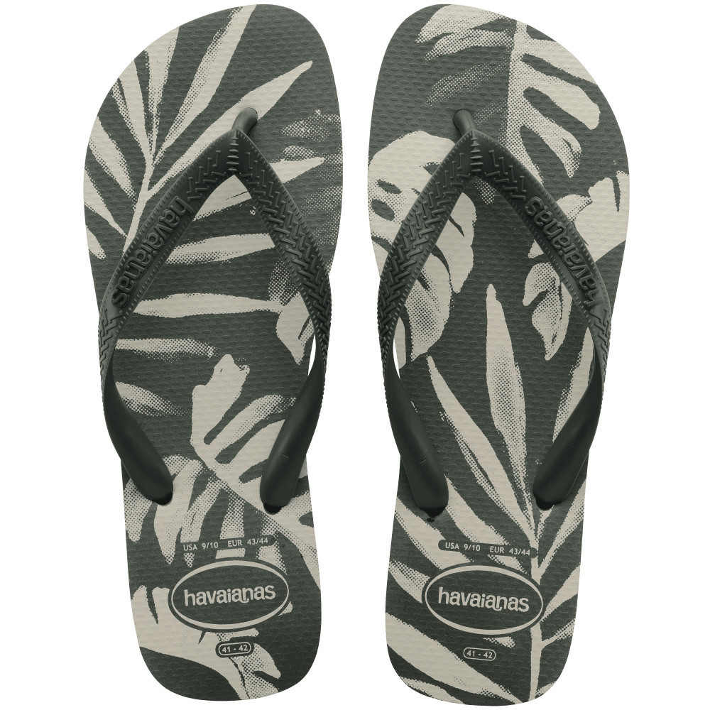 HAVAIANAS รองเท้าแตะ TOP ALOHA OLIVE GREEN 41113555983M_U4GNXX