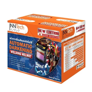 InnTech หมวกเชื่อม หน้ากากเชื่อม ปรับแสงอัตโนมัติ Welding helmet วัสดุโพลีคาร์บอเนตคุณภาพสูง ปรับแสงได้ตั้งแต่ DIN9-13