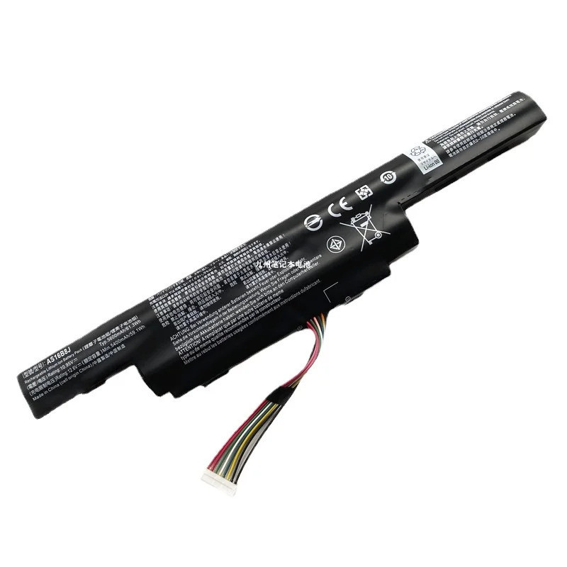 10.95V 61.3Wh ใหม่ AS16B8J AS16B5J แบตเตอรี่แล็ปท็อปสำหรับ Acer Aspire E15 E5-575G-53VG F5-573G 3ICR