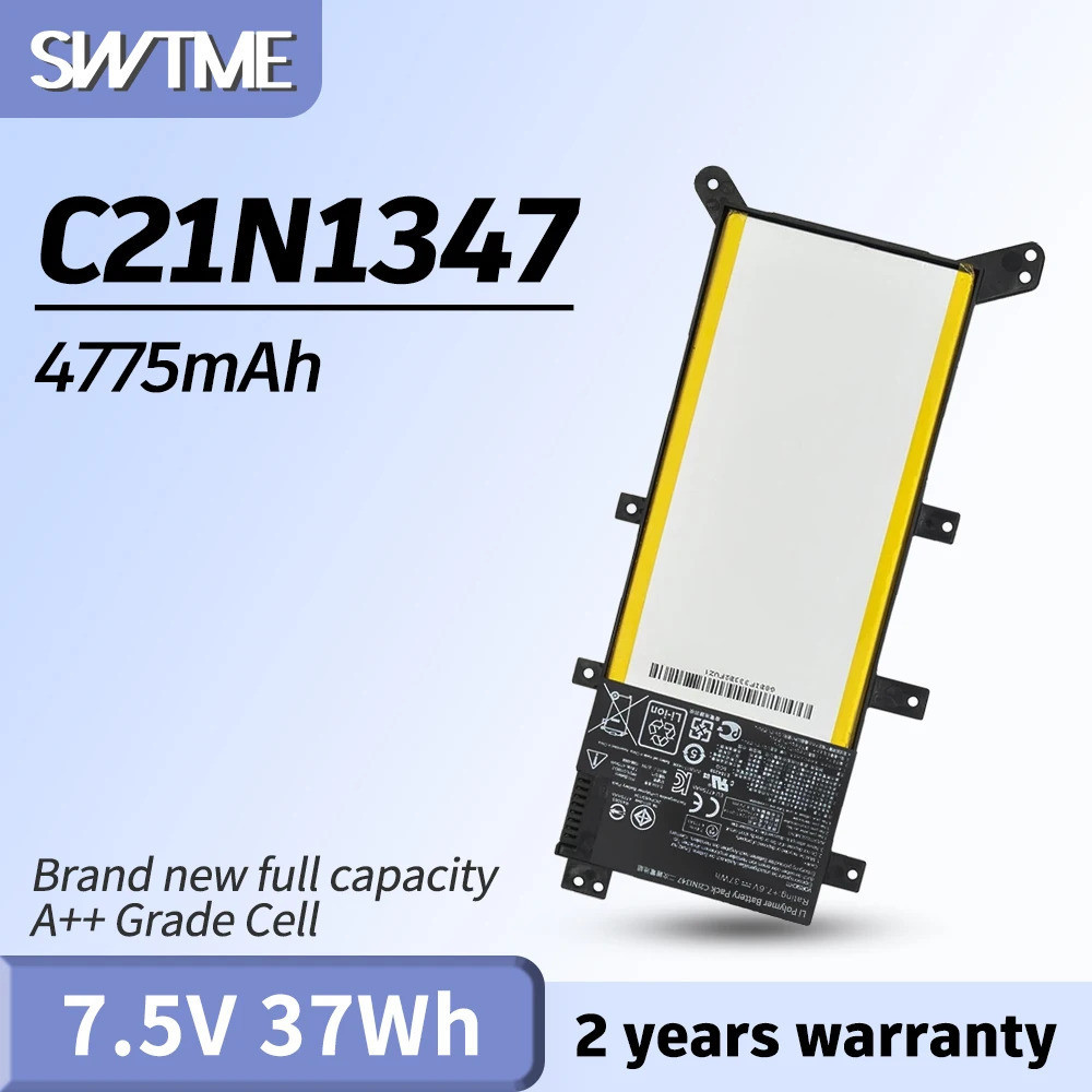 แบตเตอรี่แล็ปท็อป C21N1347สำหรับ Asus X555 X555LA X555LD X555LN K555LA K555L Y583LD W519LD K555LD Se