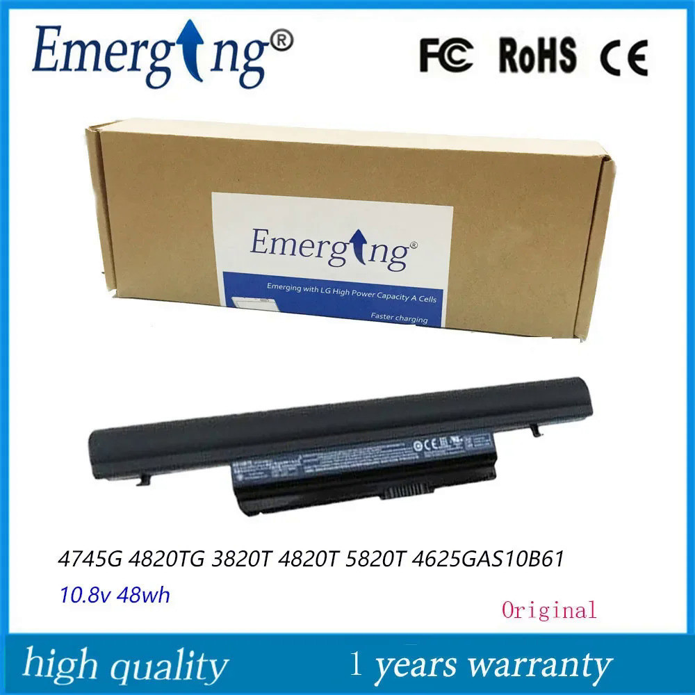 10.8โวลต์48WH ใหม่เดิม AS10B61แล็ปท็อปแบตเตอรี่สำหรับ Acer Aspire 3820ครั้ง3820TG 4820ครั้ง5820ครั้ง AS5820 AS7745 AS10B