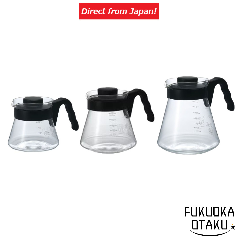 HARIO V60 Coffee Server VCS-01B / VCS-02B / VCS-03B [Direct from Japan]