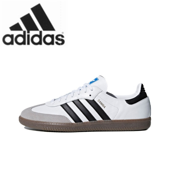 【ของแท้ 100% 】 adidas originals Samba OG Black, white, and gray