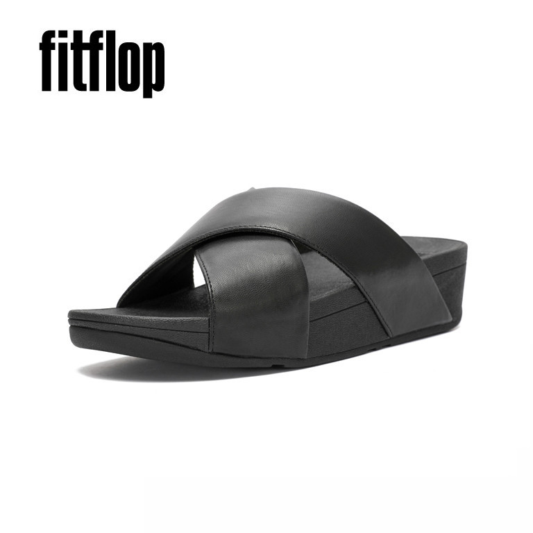 FITFLOPS LULU รองเท้าแตะแบบสวมผู้หญิง รุ่น FJ4-323 สามสี น้ำตาล โรสโกลด์ ดำ