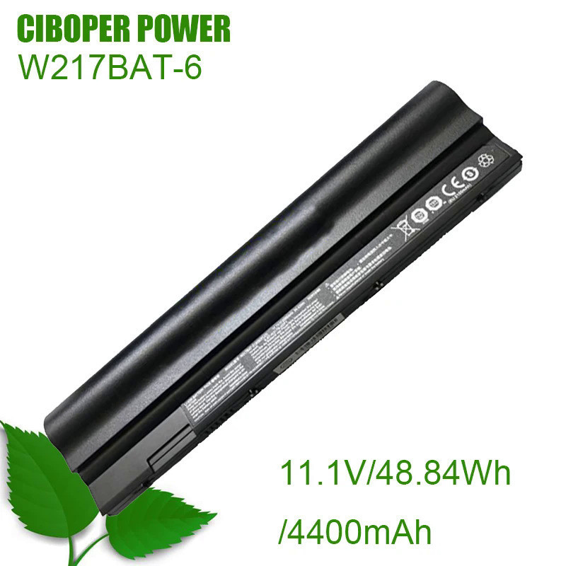 CP แบตเตอรี่แล็ปท็อป W217BAT-6 W217BAT-3 11.1V 4400/2200MAh สำหรับ Clevo W217 6-87-W217S-4DF1 Positi