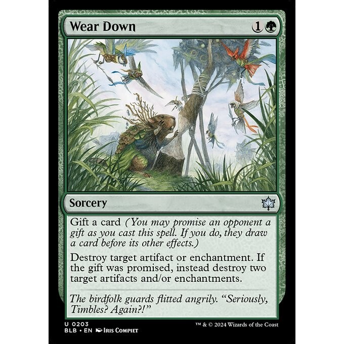 [Bloomburrow] - [BLB] - (U) - [Wear Down] - [2024]