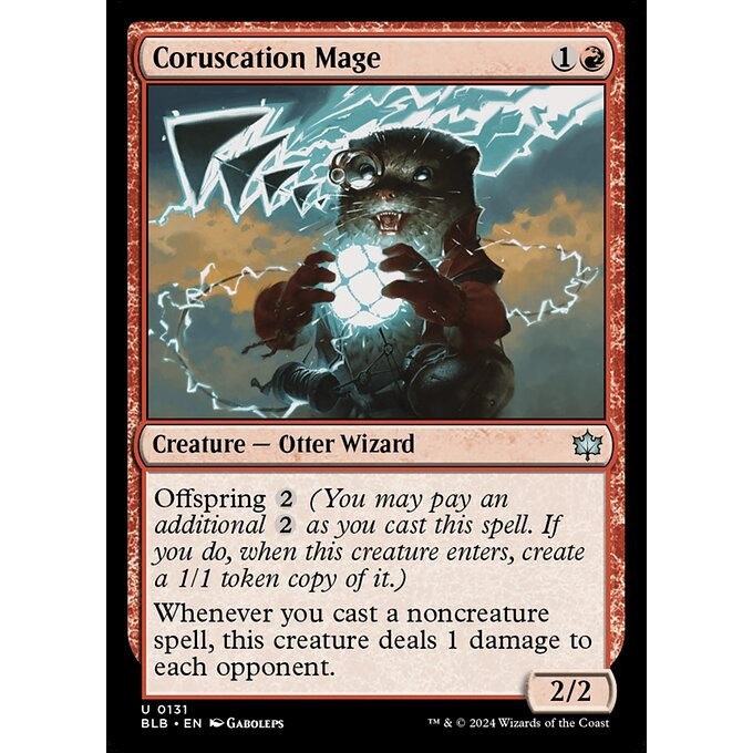 [Bloomburrow] – [BLB] – (U) – [Coruscation Mage] – [2024] – โปรปัง