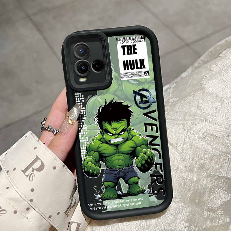 เคสสำหรับ VIVO Y21 Y21s Y21T Y21E Y21A Y21G Y33T Y33s เคสป้องกันลายฮักักและไอรอนแมนน่ารักดีไ