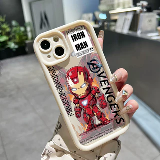 เคสสำหรับ Samsung Galaxy A33 5G A34 5G A53 5G A54 5G A23 A32 เคสป้องกันลายฮักักและไอรอนแมนน่ารักดีไ