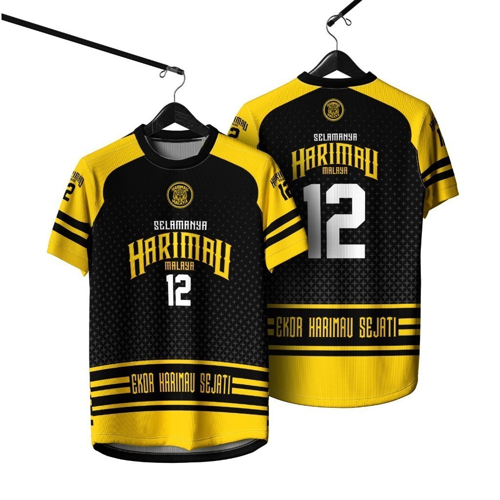 【COD】Forever tiger Malaya 12 tail tiger true sublimation Tshirt [UNK] Ma Forever tiger Malaya player