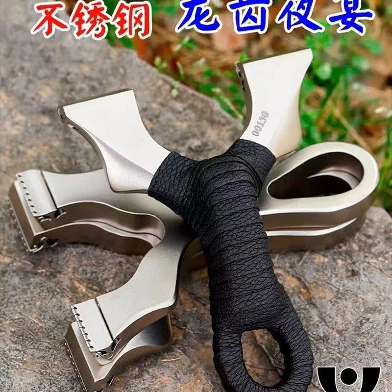 ใหม่ Dragon Tooth Titanium Alloy Destroyer9025ขาตั้งหนังสติ๊กหนังแบนสแตนเลสสามรุ่น 4KTV