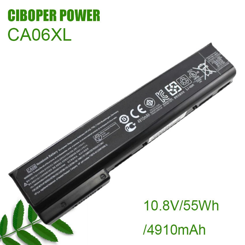 CPLaptop แบตเตอรี่ CA06XL CA06 CA09 HSTNN-IB4W HSTNN-DB4Y 718676-1 10.8V/55Wh สำหรับ ProBook 640 645
