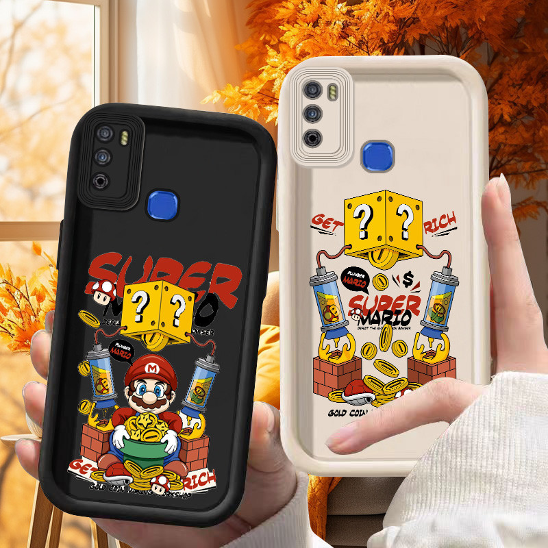 มาริโอ เคส infinix Hot 10 lite 9 Play 40 i 30 20 11 Smart 8 pro 7 6 5 Note 30 12 G96 Spark GO Camon zero h3b1323