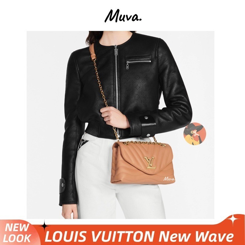 หลุยส์ วิตตอง👜Louis Vuitton NEW WAVE Women/Shoulder Bag กระเป๋าโซ่/กระเป๋าหลุยวิตตอง/ใบใหญ่/